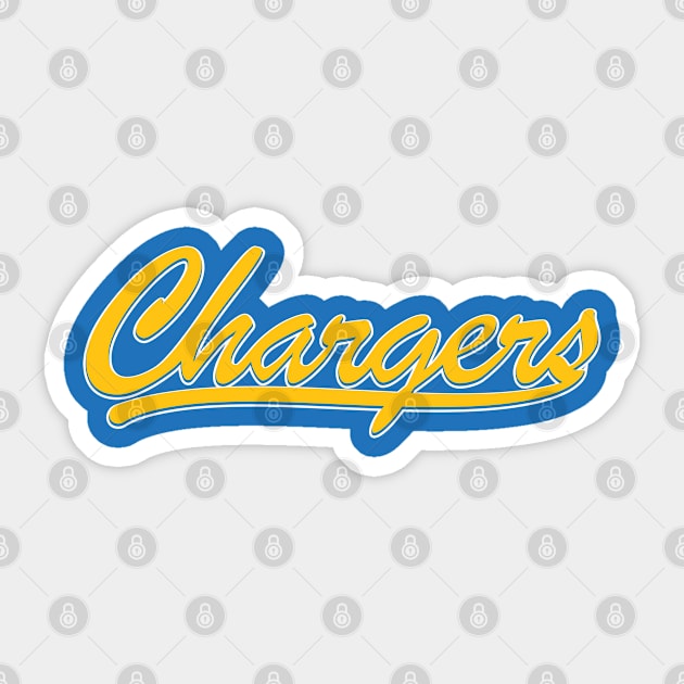 Chargers 2024 Sticker by Nagorniak